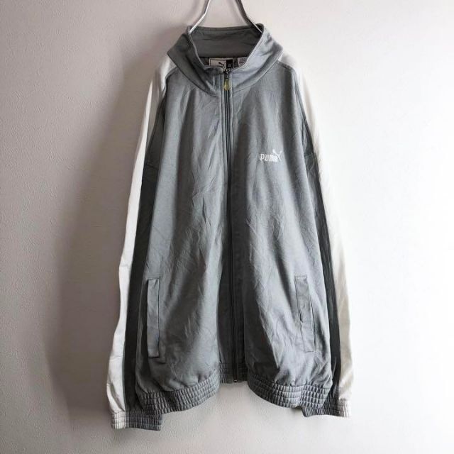 90s古着 PUMA プーマ 刺繍ロゴ トラックジャケット XL