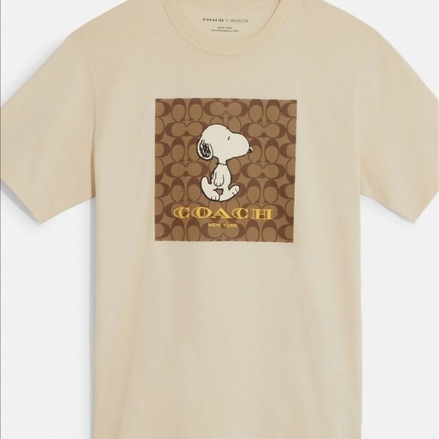 コーチ COACH×PEANUTS 2022 コラボTシャツ　Lサイズ02Tシャツ(半袖/袖なし)