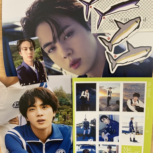 ジンBTS jin 写真集 付録 トレカ ポスター ポストカード 切手風シート他 | フリマアプリ ラクマ ジンBTS jin 写真集 付録 トレカ ポスター ポストカード 切手風シート他 | フリマアプリ ラクマ