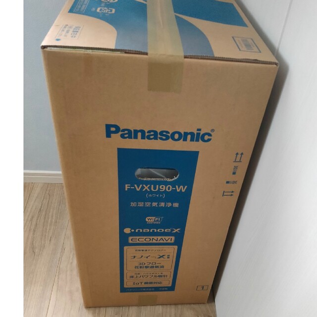 【新品未使用】Panasonic 加湿空気清浄機 ナノイー　40畳用