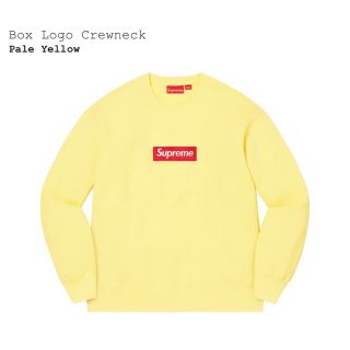 シュプリーム(Supreme)のSupreme Box Logo Crewneck Mサイズ Yellow(その他)