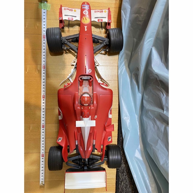 Ferrari(フェラーリ)のデアゴスティーニ BIG SCALE F1　フェラーリ シューマッハ　1/24 エンタメ/ホビーのおもちゃ/ぬいぐるみ(模型/プラモデル)の商品写真