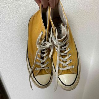 コンバース(CONVERSE)のct70 28cm ハイカットイエロー(スニーカー)