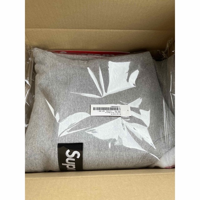 SUPREME Box Logo Crewneck  Heather Grey