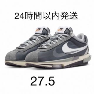 ナイキ(NIKE)のsacai × Nike Zoom Cortez Iron Grey(スニーカー)