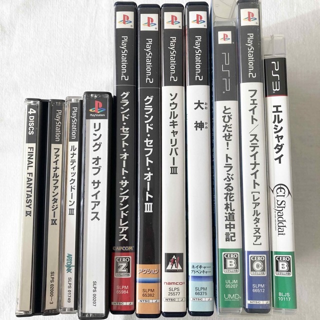 PlayStation PS PS2 PS3 ソフト まとめ売り