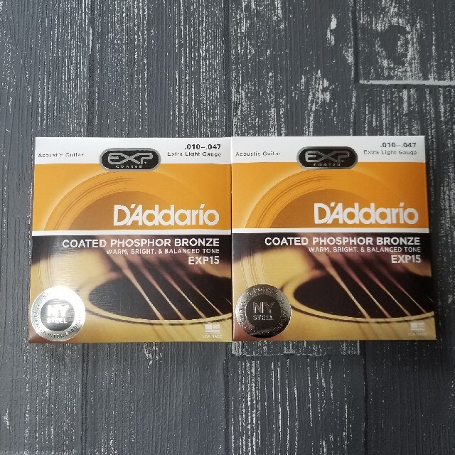 お気に入りの 新品 D'Addario ダダリオ アコースティックギター弦 EJ-16