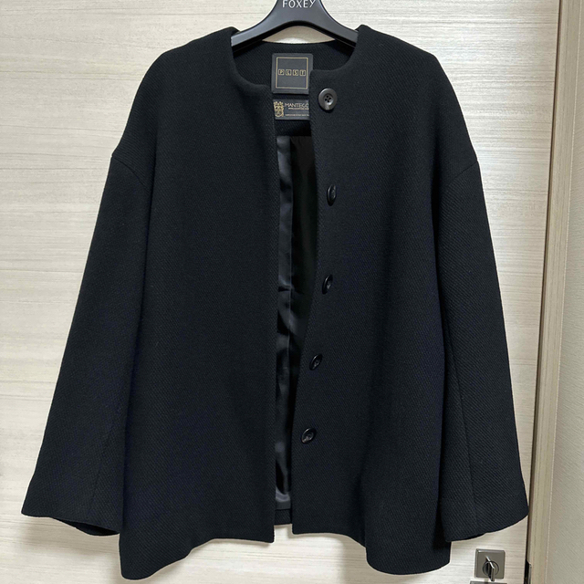 【2022AW 完売品未使用】マンテコノーカラーハーフコート 122409007