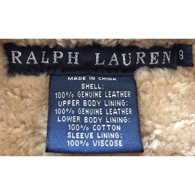 Ralph Lauren(ラルフローレン)の最高傑作 冬の主役服 抜群の防寒性 ラルフローレン ムートン レザーカーコート レディースのジャケット/アウター(ムートンコート)の商品写真