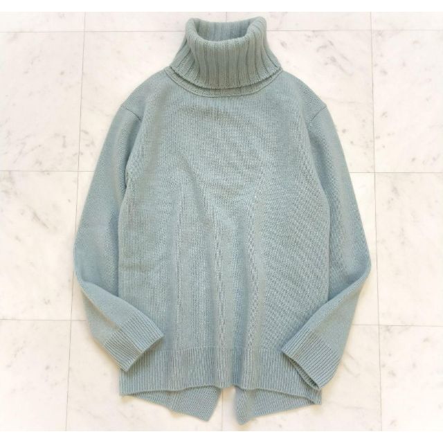 美品 ミューズドゥドゥーズィエム カシミヤ混 JADE タートルニット