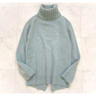 ドゥーズィエムクラス(DEUXIEME CLASSE)の美品　ミューズドゥドゥーズィエム　カシミヤ混　 JADE  タートルニット(ニット/セーター)