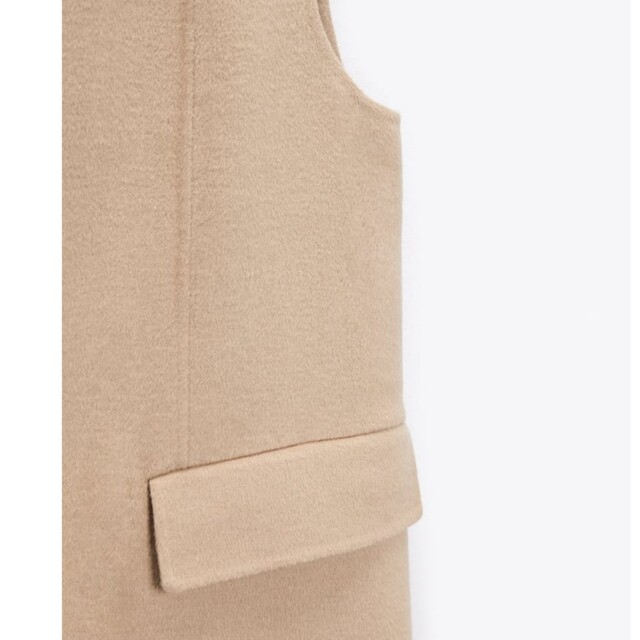 ZARA - 新品タグつき!ZARAザラ ウールブレンドロングベストジレ ZARA - 新品タグつき!ZARAザラ ウールブレンドロングベストジレ