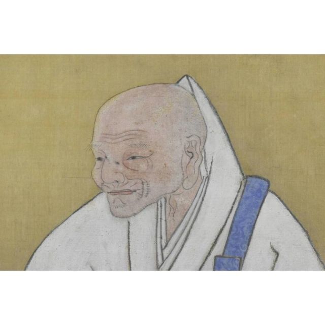 釋得雄法師肖像画賛/掛軸☆宝船☆AA-367の通販 by 掛軸✩宝船 釋得雄法師肖像画賛/掛軸☆宝船☆AA-367の通販 by 掛軸✩宝船