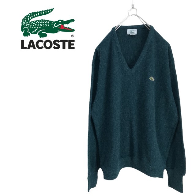 【IZOD LACOSTE】80〜90s ヴィンテージ  ニット A-023