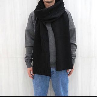 メゾン マルジェラ マフラー ストール 新品未使用 ブラック | www