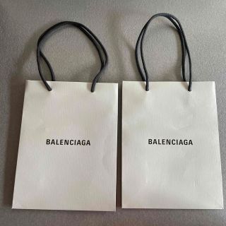 バレンシアガ(Balenciaga)の2枚　バレンシアガ　ショッパー　紙袋　グレー　balenciaga(ショップ袋)