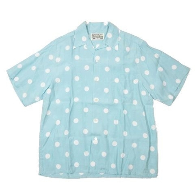 22SS 美品 WACKO MARIA DOTS HAWAIIAN SHIRT 【国内正規総代理店