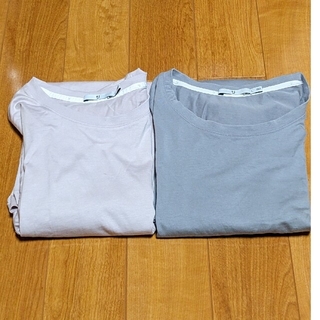 ユニクロ(UNIQLO)のユニクロ　+J　Tシャツ　Lサイズ　二枚組(Tシャツ/カットソー(半袖/袖なし))