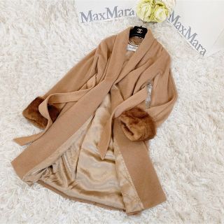 Max Mara - 美品 マックスマーラ MaxMara ミンクファー キャメル