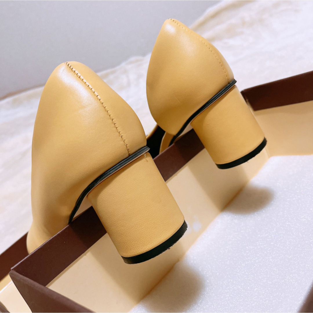 ROSE BUD - 新品サイズ39 piu comodaローズバッド羊皮靴yellow上品色