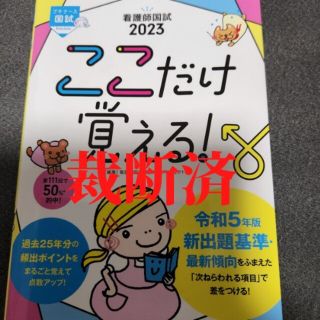 【裁断済】看護師国試ここだけ覚える！ ２０２３ 第６版(資格/検定)