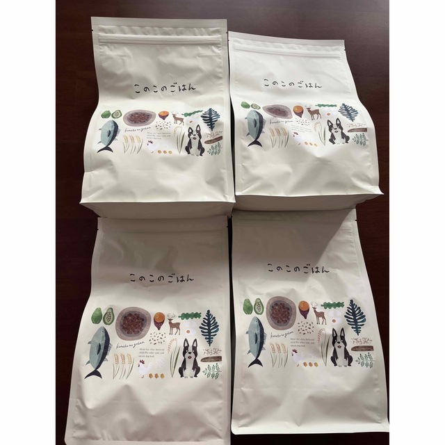 このこのごはん ドッグフード 1kg 4袋 【ラッピング不可】 8415円 www