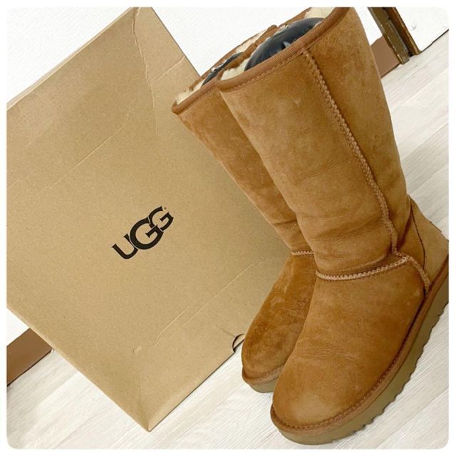 UGG ムートンブーツ　クラシックショート　23センチ　チェスナット