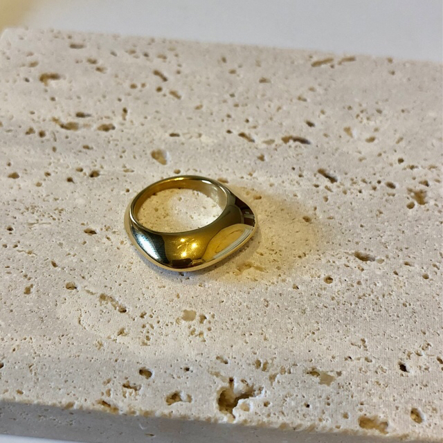 s square ring gold #14 レディースのアクセサリー(リング(指輪))の商品写真