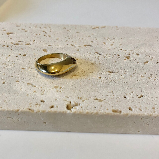 s square ring gold #14 レディースのアクセサリー(リング(指輪))の商品写真