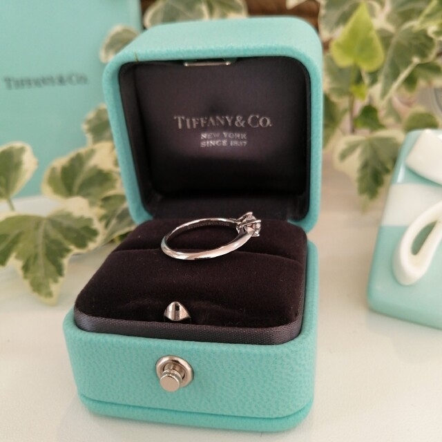 Tiffany & Co. - ティファニー ハートシェイプダイヤモンドリング 0.45