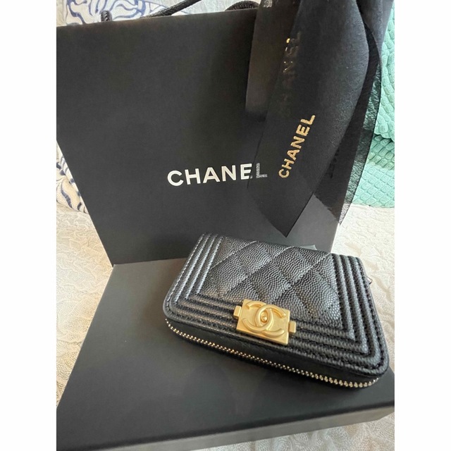 新品未使用☆CHANEL☆コインケース☆ボーイシャネル☆ブラック