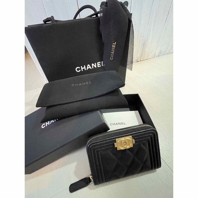 新品未使用☆CHANEL☆コインケース☆ボーイシャネル☆ブラック