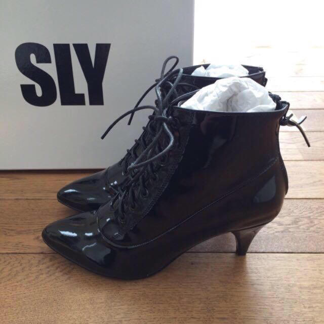 SLY(スライ)の新品☆レースUPショートブーツ レディースの靴/シューズ(ブーツ)の商品写真