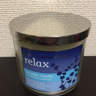 バスアンドボディーワークス(Bath & Body Works)のアロマセラピー★ラベンダーバニラ★3芯キャンドル(アロマ/キャンドル)