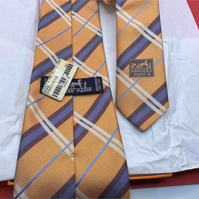 HERMES エルメス ネクタイ 新品未使用品 箱付き タグ付き - ネクタイ