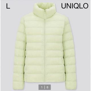 ユニクロ(UNIQLO)のUNIQLO ウルトラライトダウン L ライトグリーン タグ付き 新品未使用(ダウンジャケット)