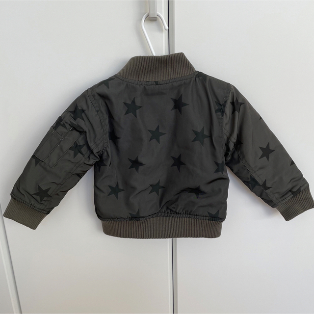 RODEO CROWNS(ロデオクラウンズ)の【美品】ロデオクラウンズ　キッズ　ダウン　MA-1 キッズ/ベビー/マタニティのキッズ服男の子用(90cm~)(ジャケット/上着)の商品写真