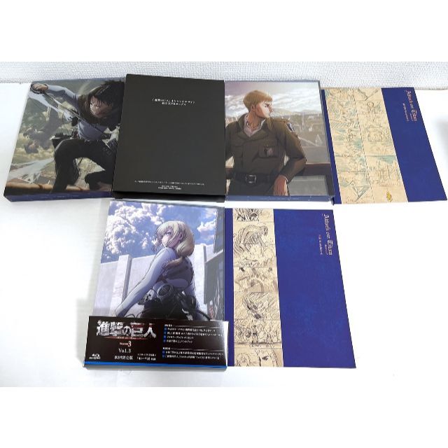 進撃の巨人 Season3 初回限定版 全7巻セット Blu-rayとDVD混在 進撃の巨人 Season3 初回限定版 全7巻セット Blu-rayとDVD混在