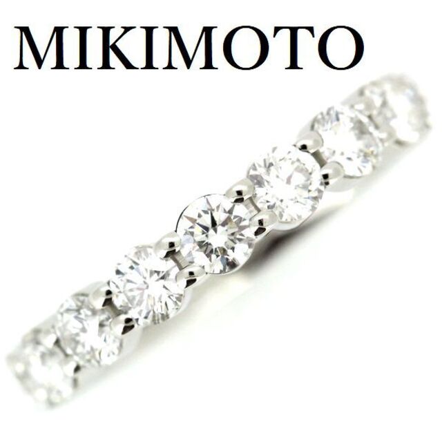 MIKIMOTO(ミキモト)のミキモト ダイヤモンド 0.75ct エタニティー リング 2.9mm 4号 レディースのアクセサリー(リング(指輪))の商品写真