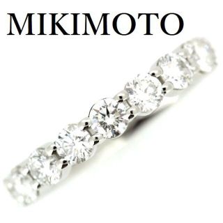 ミキモト(MIKIMOTO)のミキモト ダイヤモンド 0.75ct エタニティー リング 2.9mm 4号(リング(指輪))