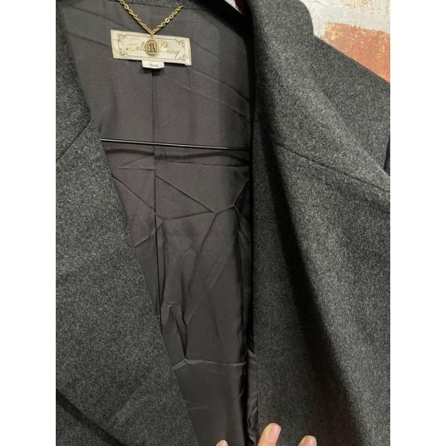 匿名配送　カシミア100%‼️日本製ロングコート belle lucy サイズS