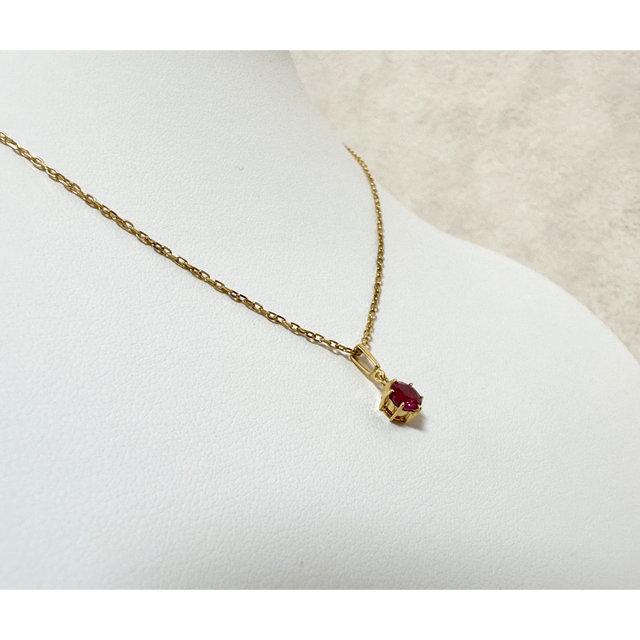 MIKIMOTO  ルビーネックレス  K18 5