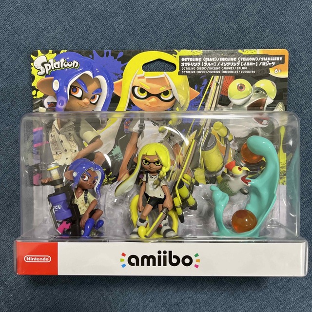 95%OFF!】 スプラトゥーンamiibo ヒメ コジャケ インクリング イエロー ブルー