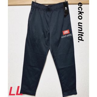 エコーアンリミテッド(ECKŌ UNLTD（ECKO UNLTD）)の新品　エコーアンリミテッド　メンズ　トラックパンツ　ブラック　LL(その他)