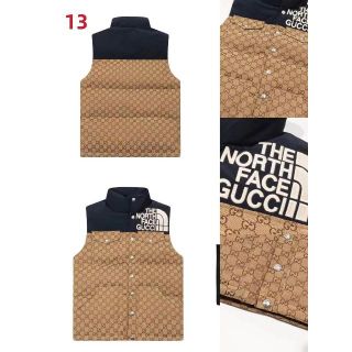 Gucci - 21ss 希少 GUCCI × ノースフェイス ダウンベスト サイズ Sの