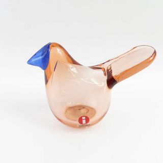 イッタラ(iittala)の未使用 iittala イッタラ バード バイ トイッカ シエッポ サーモンピンク・ブルー バード 1点 鳥 北欧 フィンランド インテリア オブジェ SC5793C (置物)