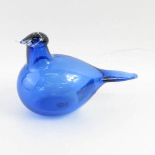 イッタラ(iittala)の未使用 iittala イッタラ バード バイ トイッカ リトルターン ウルトラマリンブルー バード 1点 ブルー系 鳥 北欧 フィンランド インテリア オブジェ SC5794C (置物)