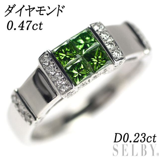 Pt900/D0.23ct】リング 指輪 9号 ダイヤ ダイヤモンド アクセサリー