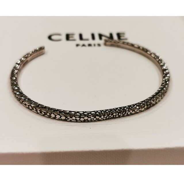 celine(セリーヌ)のCELINE　アニマルスクエアブレスレット　シルバー　Ｃ4 メンズのアクセサリー(ブレスレット)の商品写真
