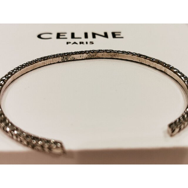 celine(セリーヌ)のCELINE　アニマルスクエアブレスレット　シルバー　Ｃ4 メンズのアクセサリー(ブレスレット)の商品写真